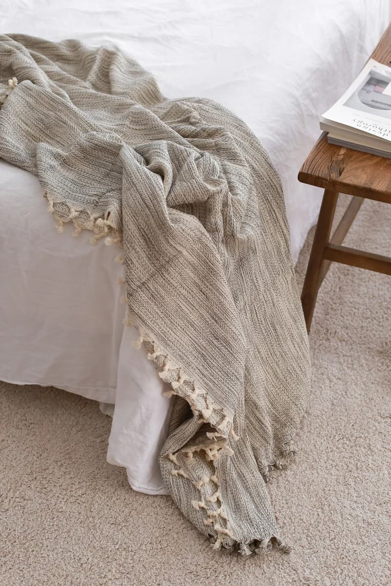 Grey Throw Blanket