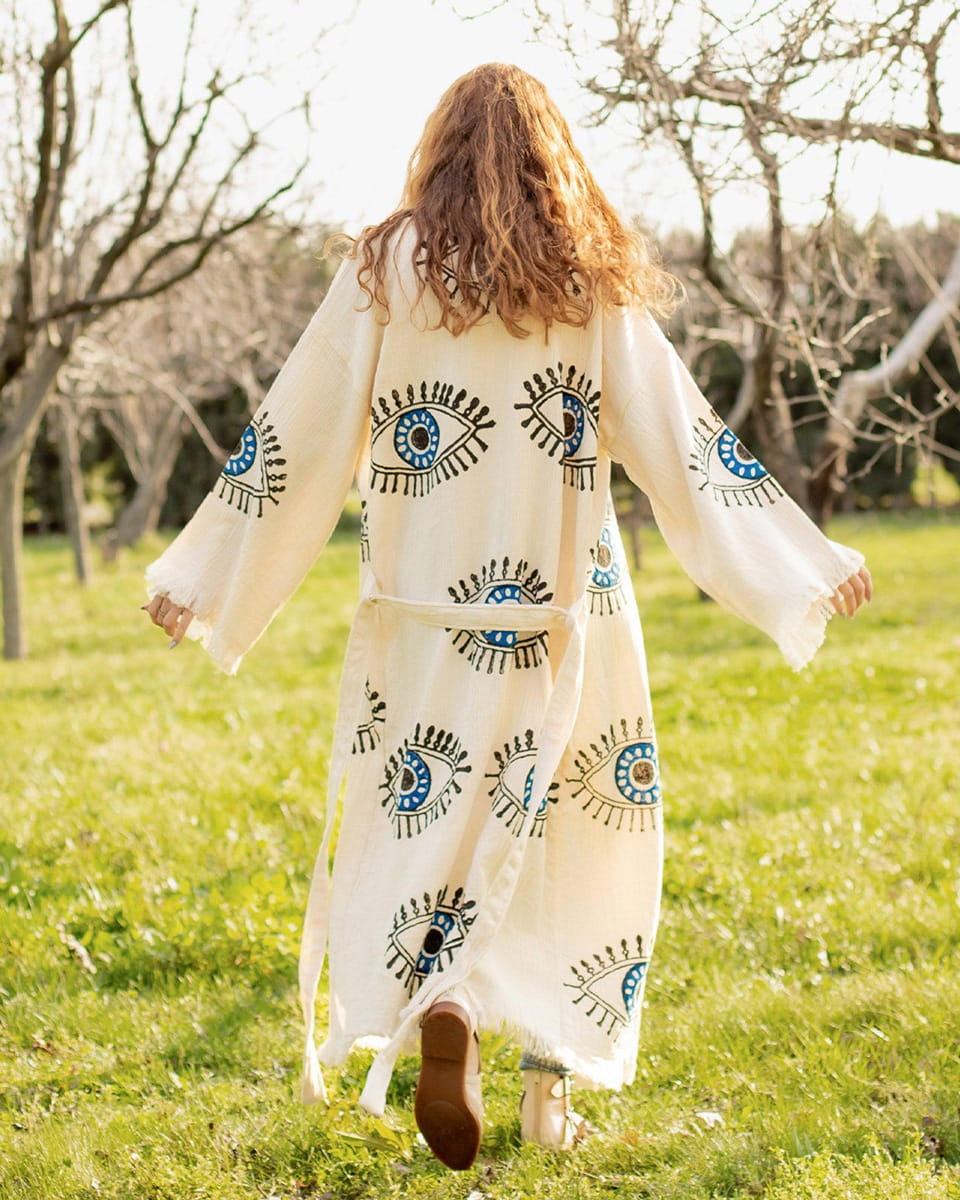Evil Eye Turkish Robe
