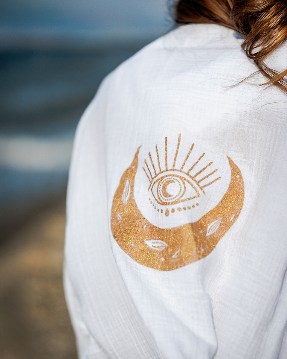 Crescent Moon Hooded Robe