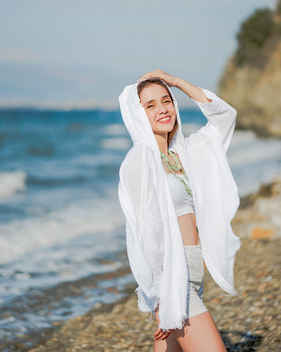 Crescent Moon Hooded Robe