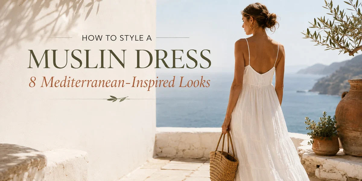 How to Style a Muslin Dress: 8 Mediterranean Inspired Looks