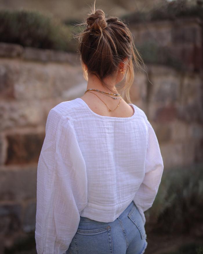 wrap crop top