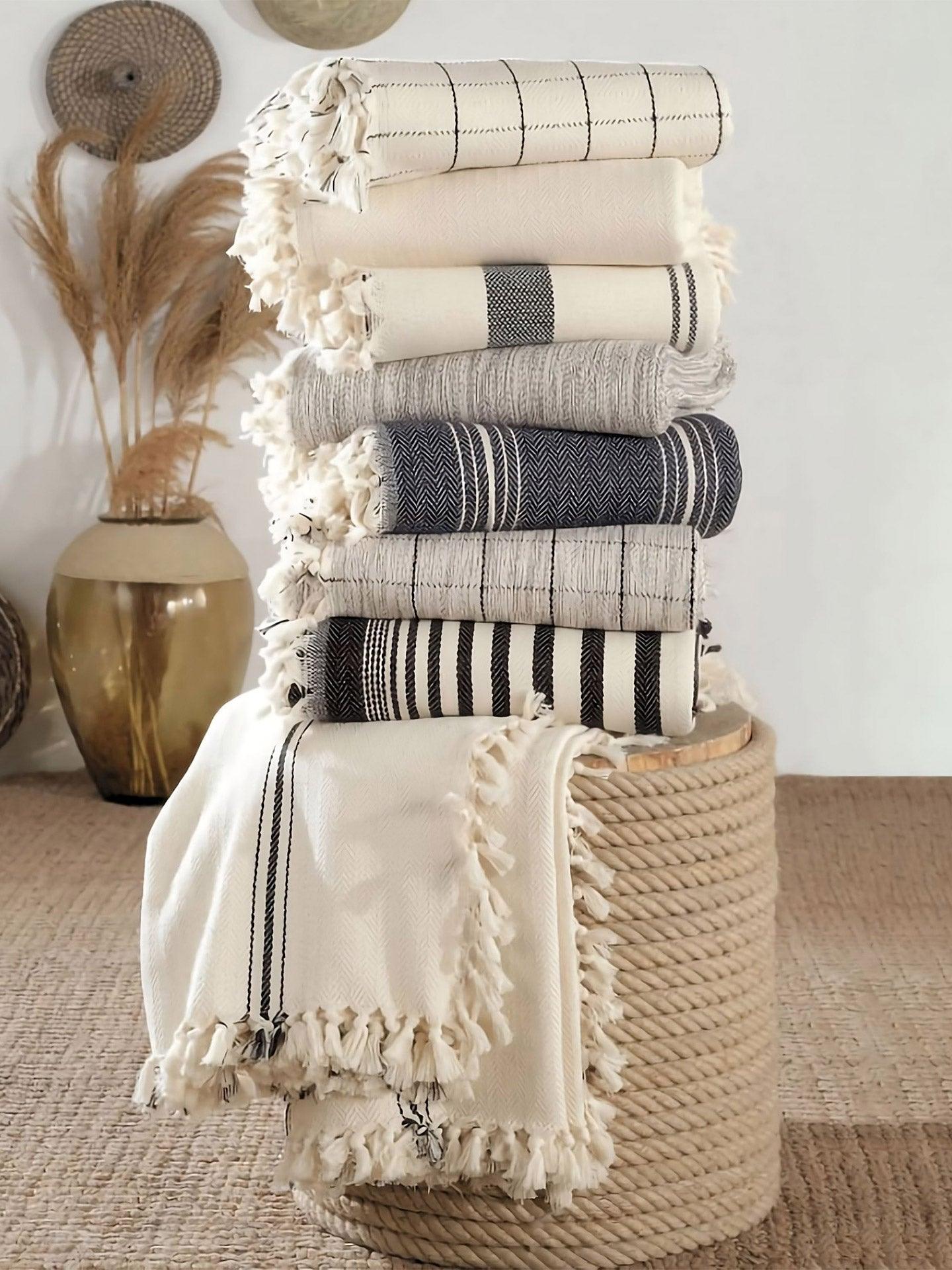 100% coton blankets